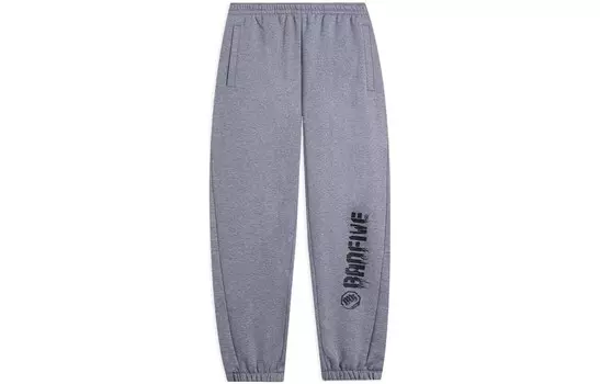 Трикотажные штаны Badfive мужские, цвет серый Lining, цвет Heather Gray