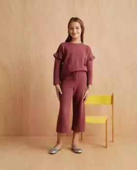 Трикотажные штаны для девочки Coconut El Corte Ingls, красный