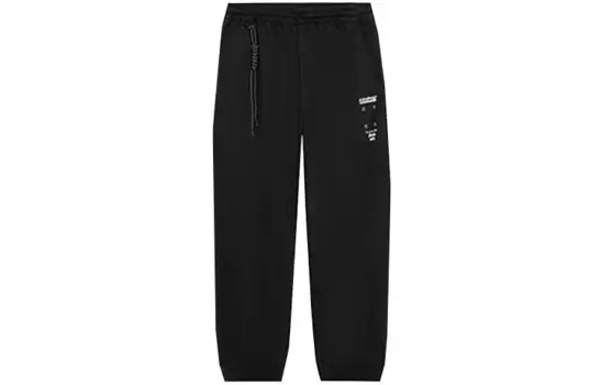 Трикотажные штаны для скейтбординга мужские черные Lining, черный