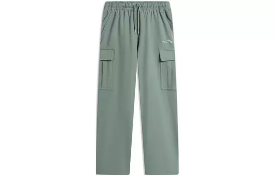 Трикотажные штаны для скейтбординга мужские зеленые Lining, зеленый