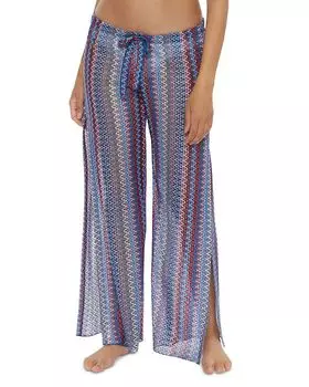 Трикотажные штаны Sunray Swim Cover-Up BECCA by Rebecca Virtue, мультиколор