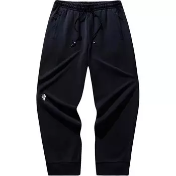 Трикотажные спортивные брюки Anta Basketball Collection, унисекс, базовые, черные