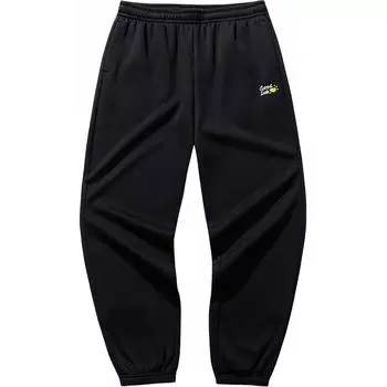 Трикотажные спортивные брюки Anta Sports Life Collection, унисекс, базовые, черные