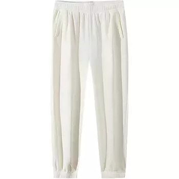 Трикотажные спортивные брюки Anta Variety Training Collection женские, ванильно-белые