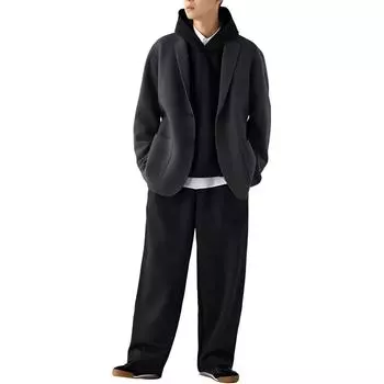 Трикотажные спортивные брюки C Collection унисекс UNIQLO, 09 Black