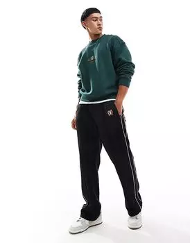 Трикотажные спортивные брюки черного цвета Cotton:On