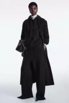 Трикотажные спортивные брюки doubleface H&M, черный