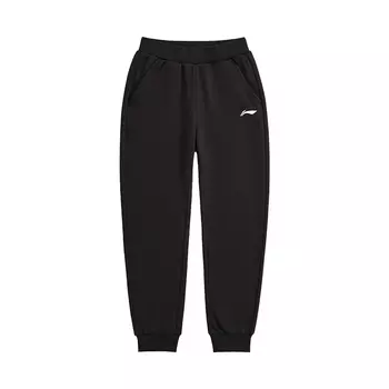 Трикотажные спортивные брюки LiNing унисекс, черные