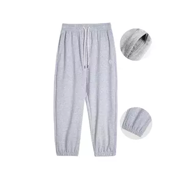 Трикотажные спортивные брюки унисекс RIGORER, Elastic Cuff Fleece-Lined (Pure Black)