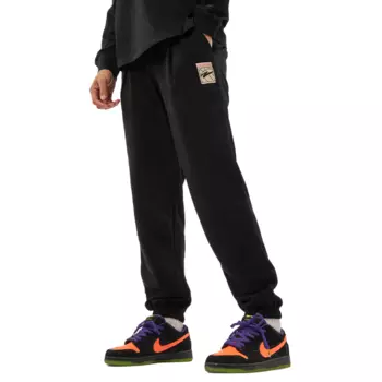 Трикотажные спортивные брюки унисекс UZIS, White Heather Gray Straight Leg