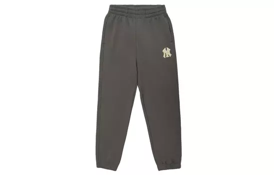 Трикотажные спортивные брюки женские, темно-серые MLB, угольно-серый