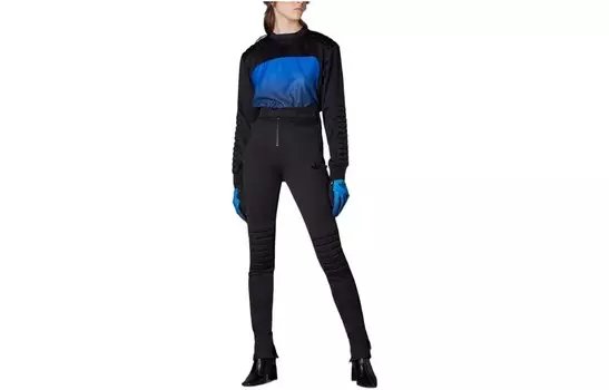 Трикотажные спортивные штаны Blue Version Collection женские черные Adidas Originals