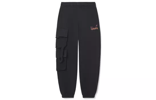 Трикотажные спортивные штаны Disney X Disney мужские черные Lining, черный