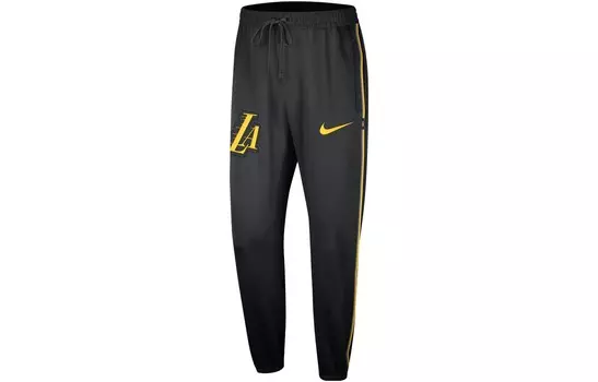 Трикотажные спортивные штаны Dri-Fit мужские черные Nike, черный