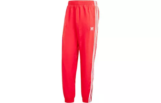 Трикотажные спортивные штаны Firebird для мужчин, красные Adidas Originals, красный