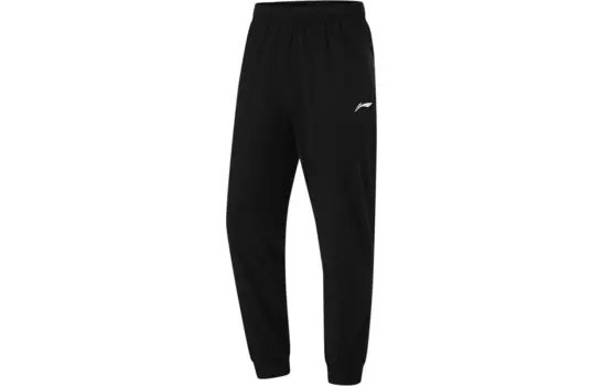 Трикотажные спортивные штаны Fitness Series для мужчин, черные Lining, черный