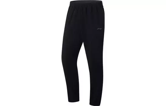 Трикотажные спортивные штаны Fitness Series для мужчин, черные Lining, черный