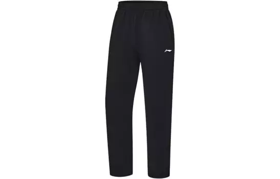 Трикотажные спортивные штаны Fitness Series для мужчин, черные Lining, черный