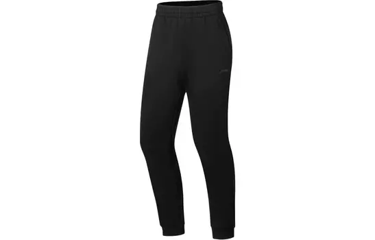 Трикотажные спортивные штаны Fitness Series для мужчин, черные Lining, черный