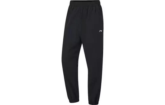 Трикотажные спортивные штаны Fitness Series для мужчин, черные Lining, черный