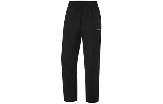 Трикотажные спортивные штаны Fitness Series для мужчин, черные Lining, черный