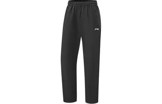 Трикотажные спортивные штаны Fitness Series для мужчин, черные Lining, черный