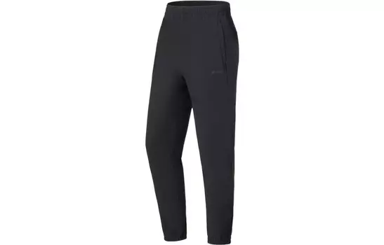 Трикотажные спортивные штаны Fitness Series для мужчин, черные Lining, черный