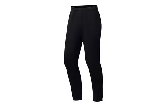 Трикотажные спортивные штаны Fitness Series для мужчин, черные Lining, черный