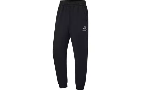 Трикотажные спортивные штаны Fitness Series для мужчин, черные Lining, черный