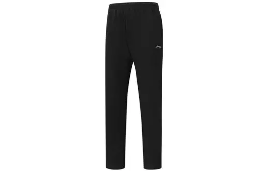 Трикотажные спортивные штаны Fitness Series для мужчин, черные Lining, черный