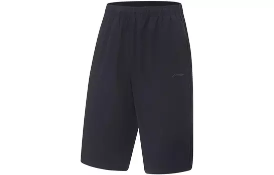 Трикотажные спортивные штаны Fitness Series для мужчин, черные Lining, черный