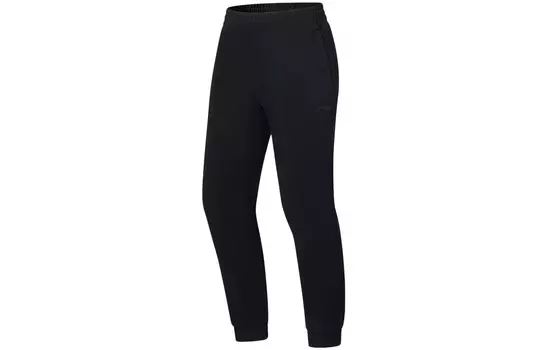 Трикотажные спортивные штаны Fitness Series для мужчин, черные Lining, черный