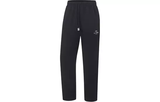 Трикотажные спортивные штаны Fitness Series для мужчин, черные Lining, черный