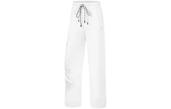 Трикотажные спортивные штаны Fitness Series женские белые Lining