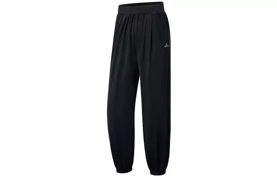 Трикотажные спортивные штаны Fitness Series женские черные Lining