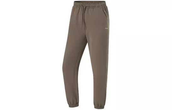 Трикотажные спортивные штаны Fitness Series женские, грибовидные, коричневые Lining