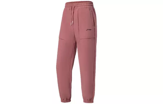 Трикотажные спортивные штаны Fitness Series женские розовые Lining