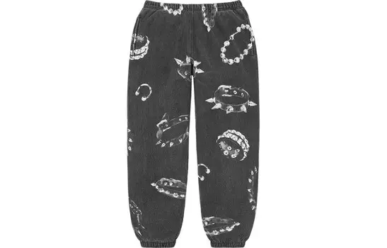 Трикотажные спортивные штаны FW20 унисекс Supreme, белый