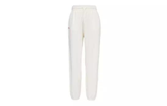 Трикотажные спортивные штаны Kirsh X Life Collection женские цвета слоновой кости Anta