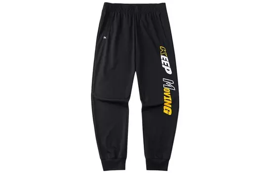 Трикотажные спортивные штаны Life Collection для мужчин, черные Anta, черный