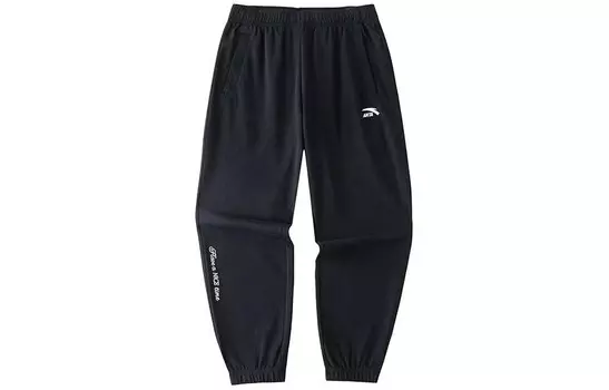 Трикотажные спортивные штаны Life Collection для мужчин, черные Anta, черный