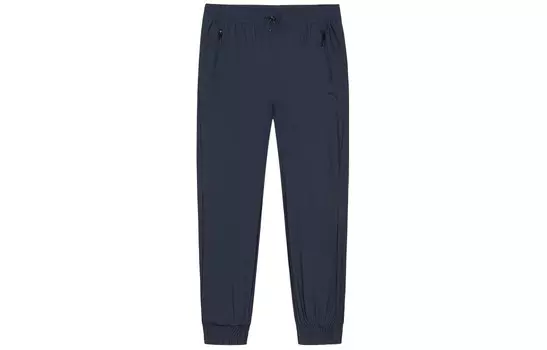 Трикотажные спортивные штаны Life Collection для мужчин, темно-синие Anta, черный