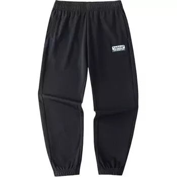 Трикотажные спортивные штаны Life Collection для мужчин, черные Anta, черный