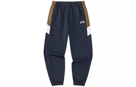Трикотажные спортивные штаны Life Collection для мужчин, синие Anta, синий