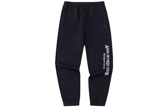 Трикотажные спортивные штаны Life Collection для мужчин, черные Anta, черный