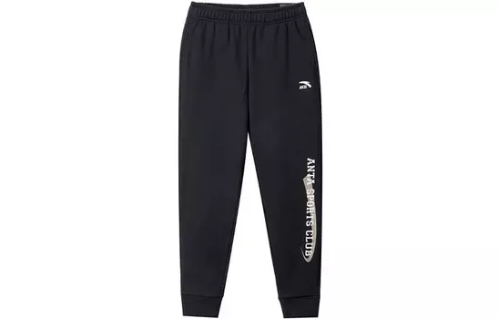 Трикотажные спортивные штаны Life Collection для мужчин, черные Anta, черный
