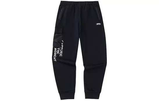 Трикотажные спортивные штаны Life Collection для мужчин, черные Anta, черный