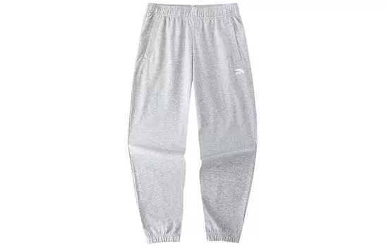 Трикотажные спортивные штаны Life Collection для мужчин, цвет серый Anta, цвет Heather Gray