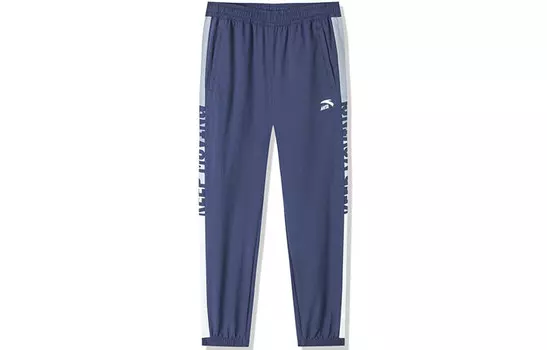 Трикотажные спортивные штаны Life Collection для мужчин, синие Anta, синий