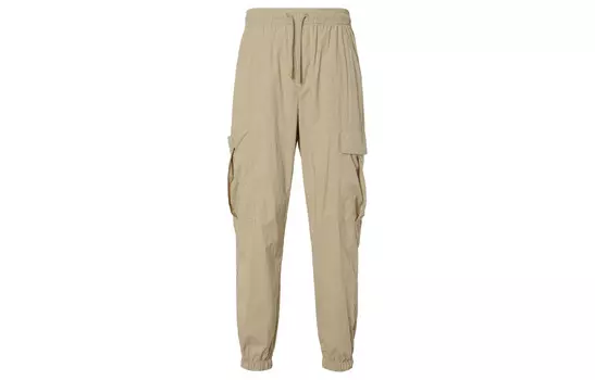 Трикотажные спортивные штаны Life Collection для мужчин Anta, бежевый/хаки
